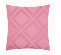 Декоративная наволочка Этель ромб, 42х42 см, розовый 9667771