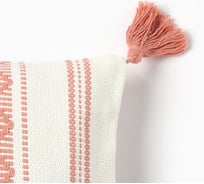 Декоративная наволочка Этель сканди, 45х45 см, розовый, 100% п/э 9656466