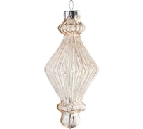 Подвеска на елку Todi стекло, 6х12.5см, светло-золотой 806900454271