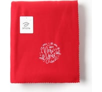 Плед Этель Happy New Year 150х130 см, красный, 160 г/м2, 100% п/э 10100301