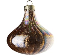 Подвеска на елку TODI стекло, размер 7.7х8.5 см, цвет золотой 806160734969