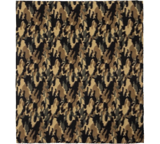 Плед Этель Зеленый камуфляж 130x150 см, 100% п/э, флис 160 гр/м2 7440172