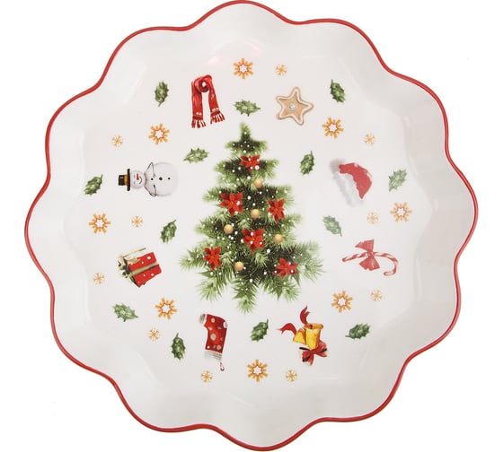 Тарелка-блюдо для сервировки Nouvelle magic of christmas 26.5 см N0880121