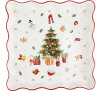 Тарелка-блюдо для сервировки Nouvelle magic of christmas 27x27 см N0880115