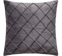 Чехол на подушку Этель Соло серый 43х43 см, 100% полиэстер 4992381