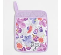 Прихватка Этель-кармашек Инжир 21x17 см, 100 % хлопок, ватин 250 г/м2 4529590 9370967