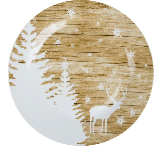 Набор столовых тарелок Nouvelle winter forest 2 шт., 19 см 0410051-Н2 1