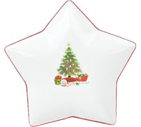 Набор фигурных тарелок-блюд для сервировки Nouvelle magic of christmas звезда, 2 шт., 25x24 см 1620121-Н2