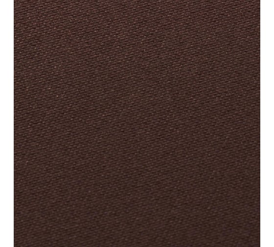 Портьерная штора Этель 135x250, цвет шоколадный, матовая, краше, 100% полиэстер 1722666