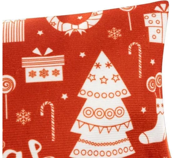 Чехол на подушку Этель Merry Christmas 40х40 см, 100% полиэстер 5751438