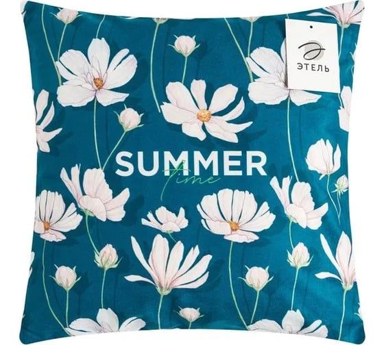 Чехол на подушку Этель Summer 40х40 см, велюр, 100% полиэстер 7829837