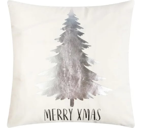 Чехол на подушку Этель Merry xmas 40х40 см, 100% полиэстер, велюр 7499762