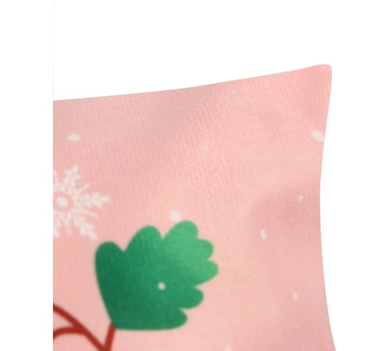 Чехол на подушку Этель Warm wishes 40х40 см, 100% полиэстер, велюр 9377240