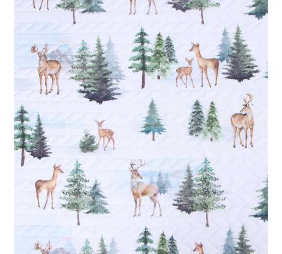 Покрывало Этель Forest miracle, 180x210 см, двуспальное, микрофибра 9803158