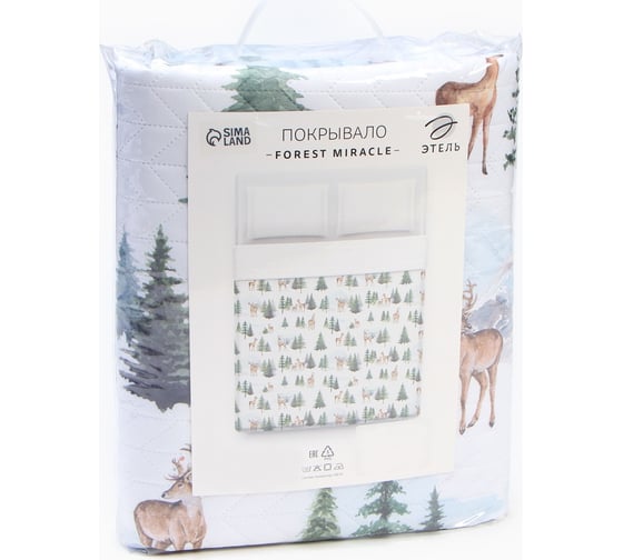 Покрывало Этель Forest miracle, 230x210 см, евро, микрофибра 9803159