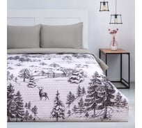 Покрывало Этель Winter forest, 180x210 см, двуспальное, микрофибра 9803155