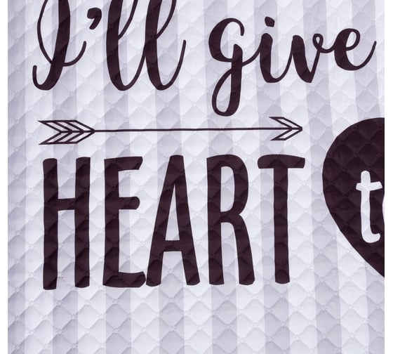 Покрывало Этель My heart, 230x210 ±5 см, евро, микрофибра 5092834