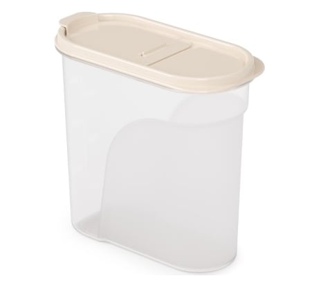 Емкость для сыпучих продуктов ЗПИ Альтернатива 1,75л мерная бежевый М8775