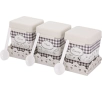 Набор емкостей ЗПИ Альтернатива Плетенка 1,2л на подставке М4726