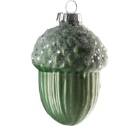 Подвеска на елку Todi Желудь стекло, размер 59см, цвет зеленый 806457062593