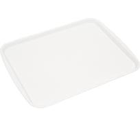 Столовый поднос ЗПИ «Альтернатива» 395x300 мм, белый М8159