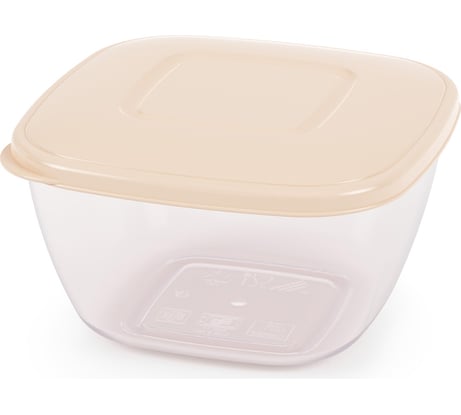 Емкость для СВЧ ЗПИ «Альтернатива» 0.8 л, бежевый М8788