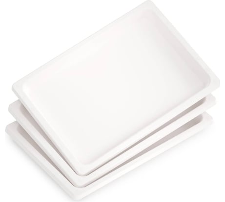 Набор подносов для заморозки пельменей ЗПИ «Альтернатива» 360x250x30 мм, белый М5630