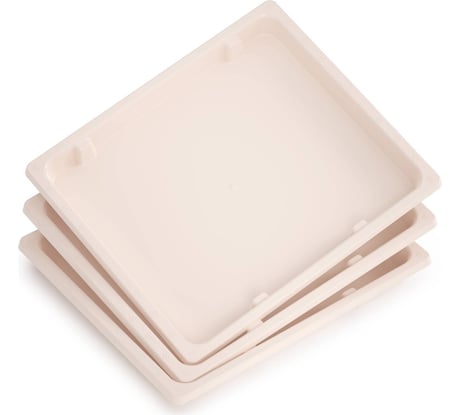 Набор подносов для заморозки пельменей ЗПИ «Альтернатива» 360x310x35 мм, бежевый М8242