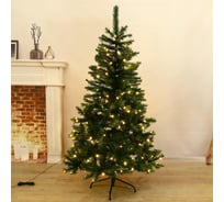 Ёлка Зимнее волшебство Эксклюзив фибро зеленая классика 150 см 434 ветки 1108618