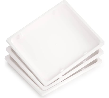 Набор подносов для заморозки пельменей ЗПИ «Альтернатива» 360x310x35 мм, белый М8157