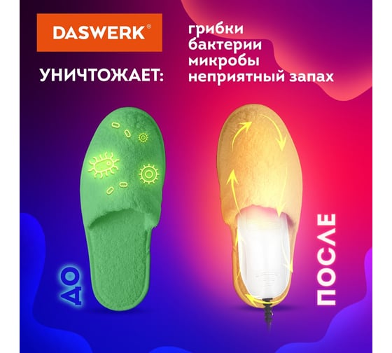 Электрическая сушилка для обуви DASWERK SD5 15 Вт 456198
