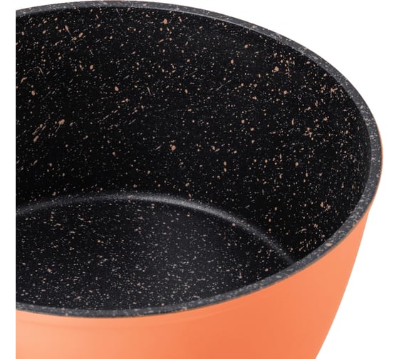 Ковш MAUNFELD MARTA из кованого алюминия, со стеклянной крышкой, 18 см, 1,6 л MSP16FA06CL