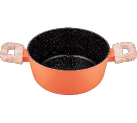 Кастрюля MAUNFELD MARTA из кованого алюминия, со стеклянной крышкой, 20 см, 2,2 л MCS22FA06CL