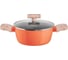 Кастрюля MAUNFELD MARTA из кованого алюминия, со стеклянной крышкой, 20 см, 2,2 л MCS22FA06CL 1