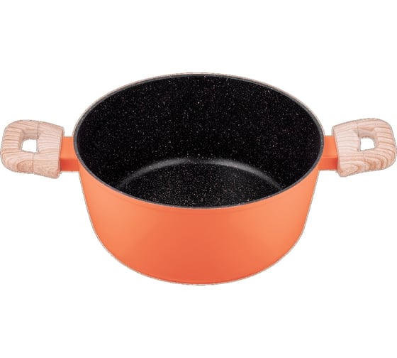 Кастрюля MAUNFELD MARTA из кованого алюминия, со стеклянной крышкой, 24 см, 4,1 л MCS41FA06CL