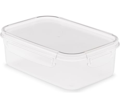 Емкость для СВЧ ЗПИ «Альтернатива» Прайм 1 л, прямоугольная, на защелках М8501