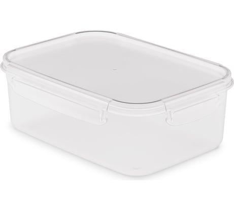 Емкость для СВЧ ЗПИ «Альтернатива» Прайм 1.6 л, прямоугольная, на защелках М8502