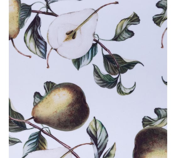 Комплект штор для кухни Этель Груши с подхватами, 145x180 см, 2 шт, 100% полиэстер 5513584