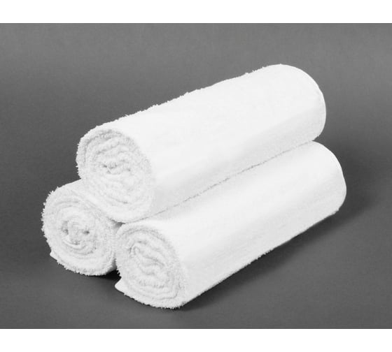 Махровое полотенце ФАКЕЛ Турк 380 г, 70х140 см, белое 87470245 1