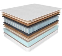 Анатомический матрас на кровать Corretto roll trendy class 120x190, двусторонней мягкости, ортопена,кокос, tfk, в рулоне, высота 18 см mtrendyclass120190roll