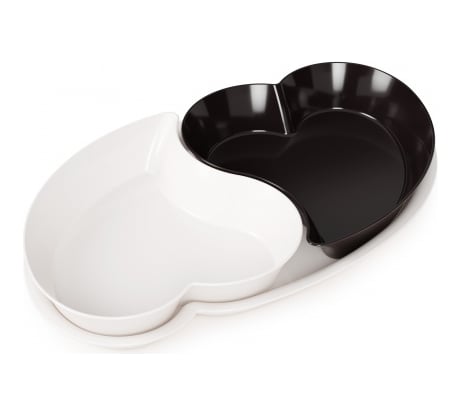 Набор салатников ЗПИ «Альтернатива» Ромео и Джульетта 2 шт., бело-черный М8174