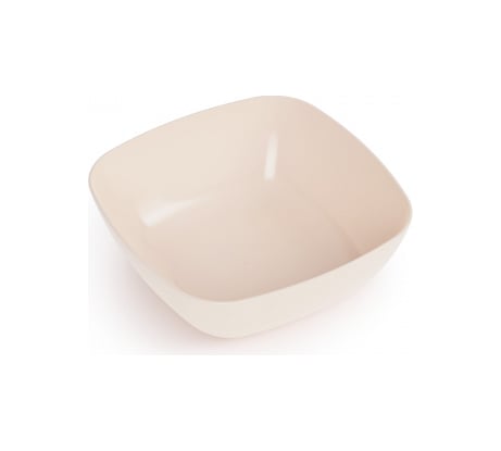 Тарелка ЗПИ «Альтернатива» Квадро глубокая, бежевый М8041