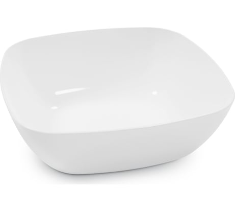 Тарелка ЗПИ «Альтернатива» Квадро глубокая, белый М8040