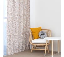 Портьерная штора Этель Элит цвет бежевый, на шторной ленте, 270х300 см, 150 гр/м2, 100% полиэстер 7410865