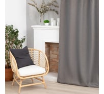 Портьерная штора Этель Классика цвет тёмно-бежевый, на шторной ленте, 250х265 см, 100% полиэстер 7062906