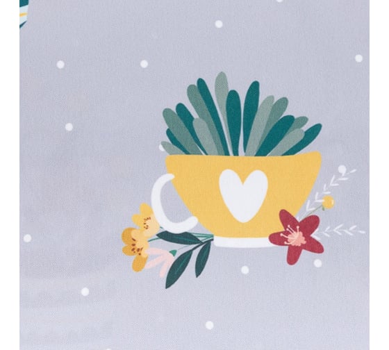 Комплект штор для кухни Этель Hygge с подхватами, 145x180 см, 2 шт, 100% полиэстер 5513587