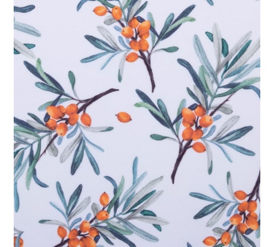 Комплект штор для кухни Этель Berry garden с подхватами, 145x180 см, 2 шт, 100% полиэстер 7183004