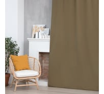 Штора Этель 150x270 см, зеленый, 100% хлопок 7861962