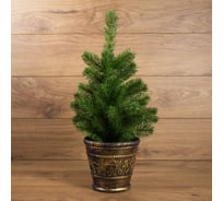 Искусственная ель в литом горшке Neon-Night высота 45см, влагозащищенная 533-334
