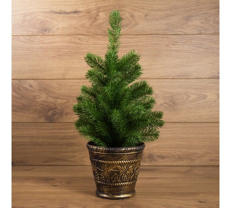 Искусственная ель в литом горшке Neon-Night высота 45см, влагозащищенная 533-334